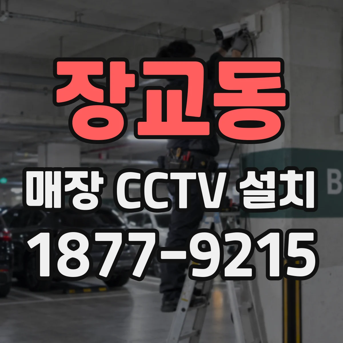 장교동 매장 CCTV 설치