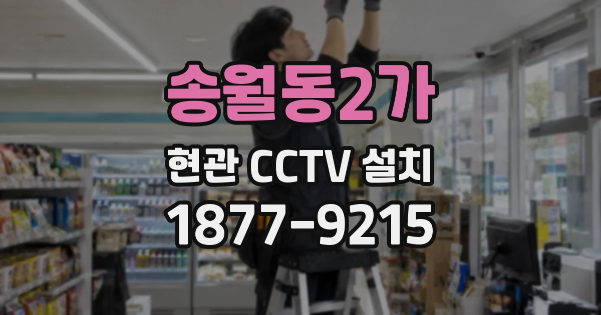 송월동2가 현관 CCTV 설치