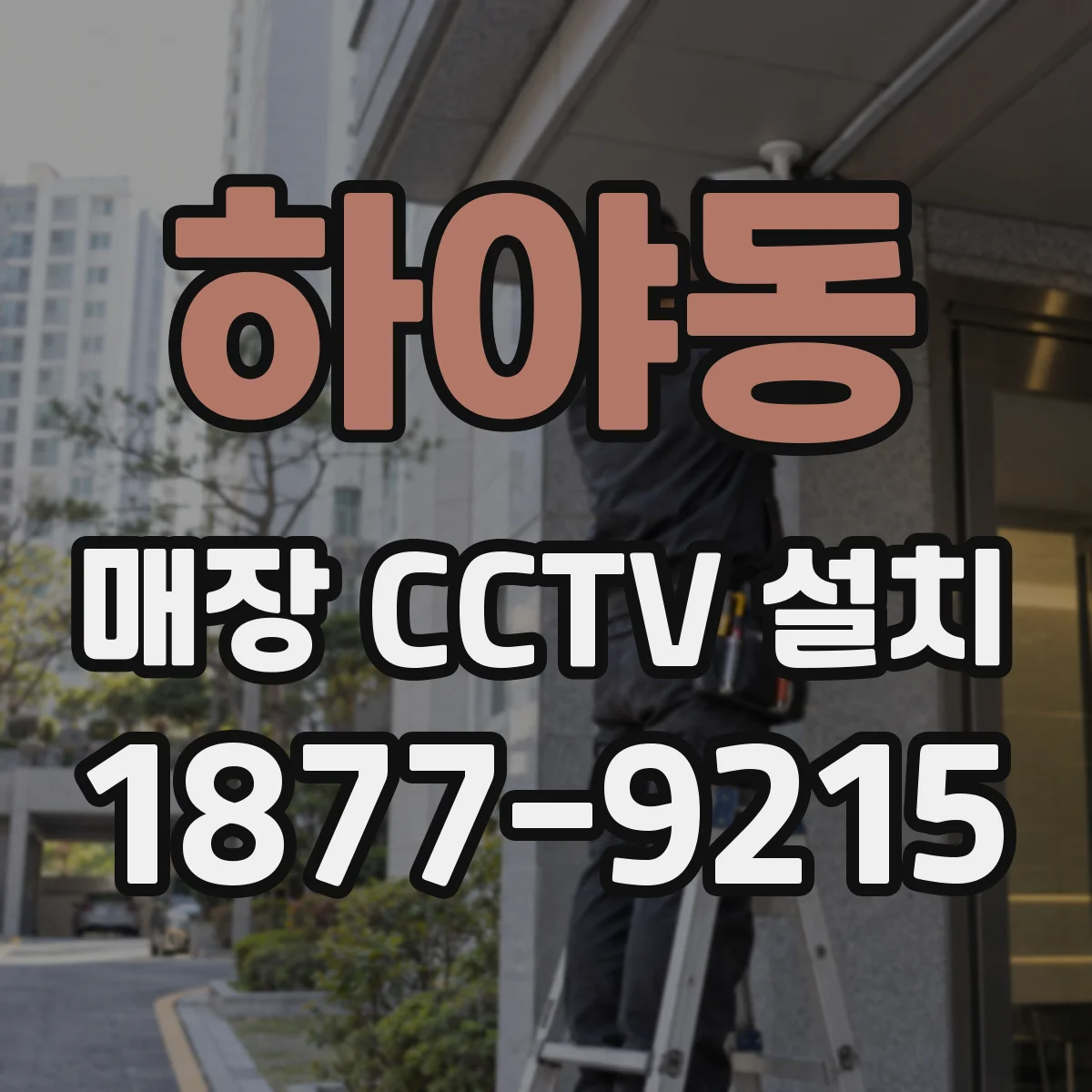 하야동 매장 CCTV 설치
