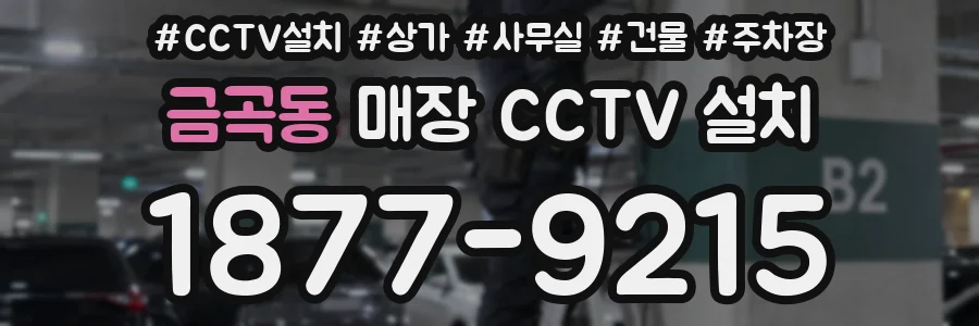 금곡동 매장 CCTV 설치
