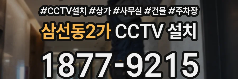 삼선동2가 CCTV 설치