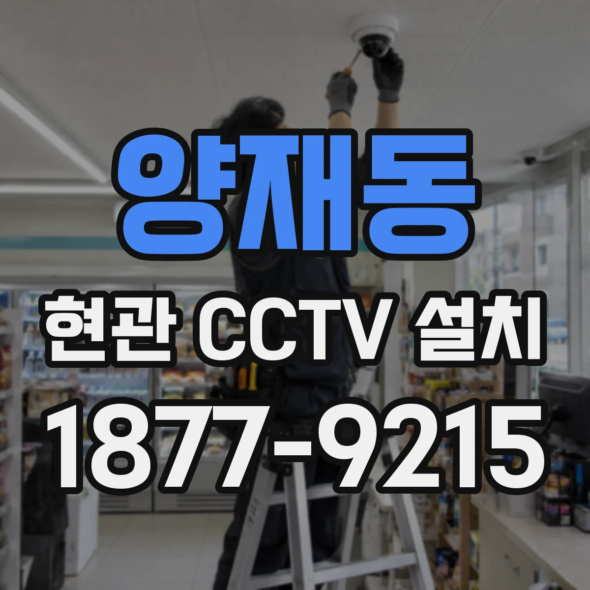 양재동 현관 CCTV 설치