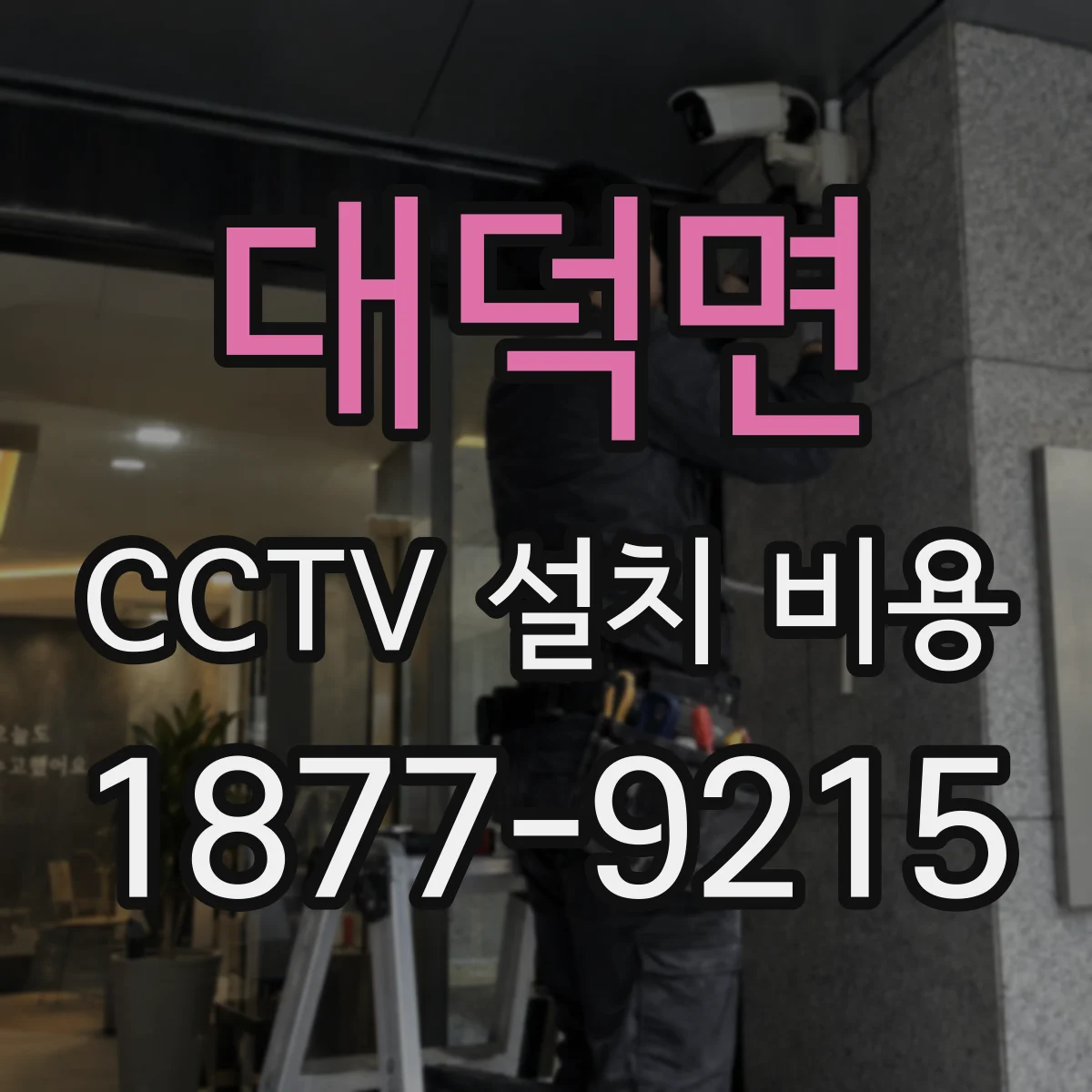대덕면 CCTV 설치 비용