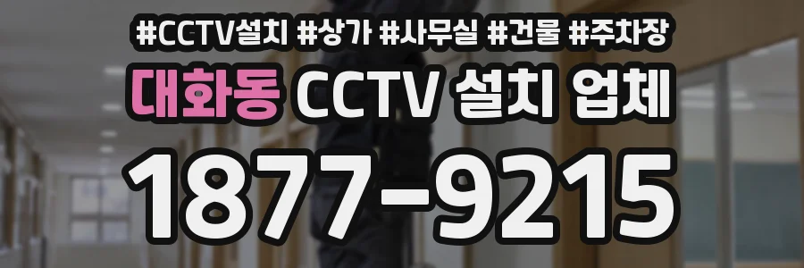 대화동 CCTV 설치 업체