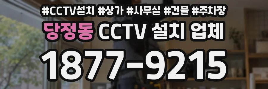 당정동 CCTV 설치 업체