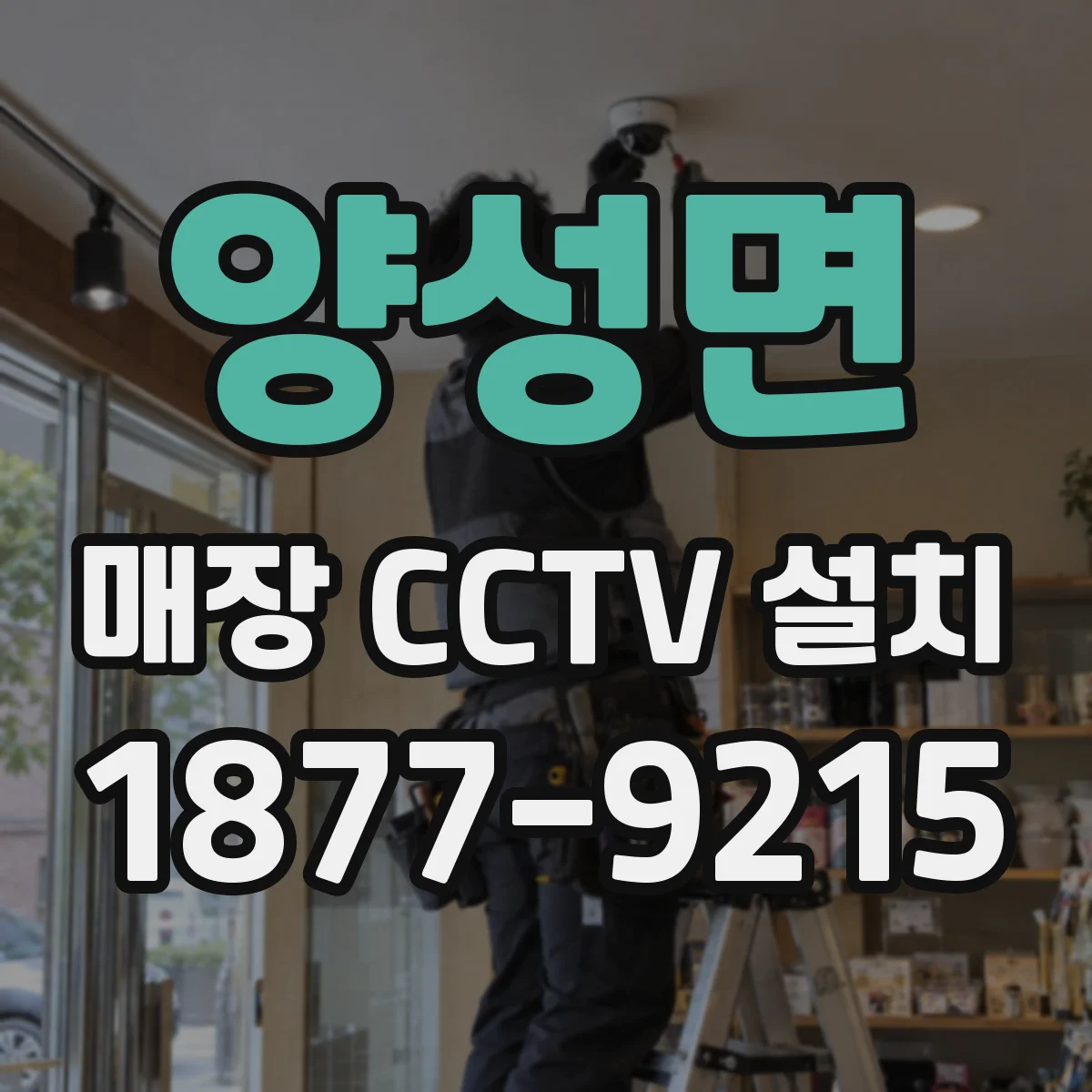 양성면 매장 CCTV 설치
