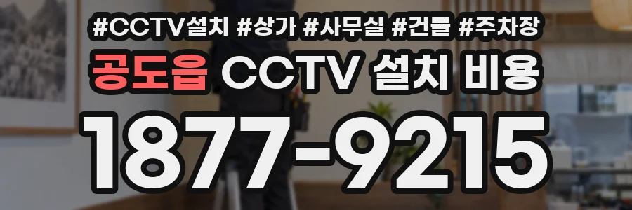공도읍 CCTV 설치 비용