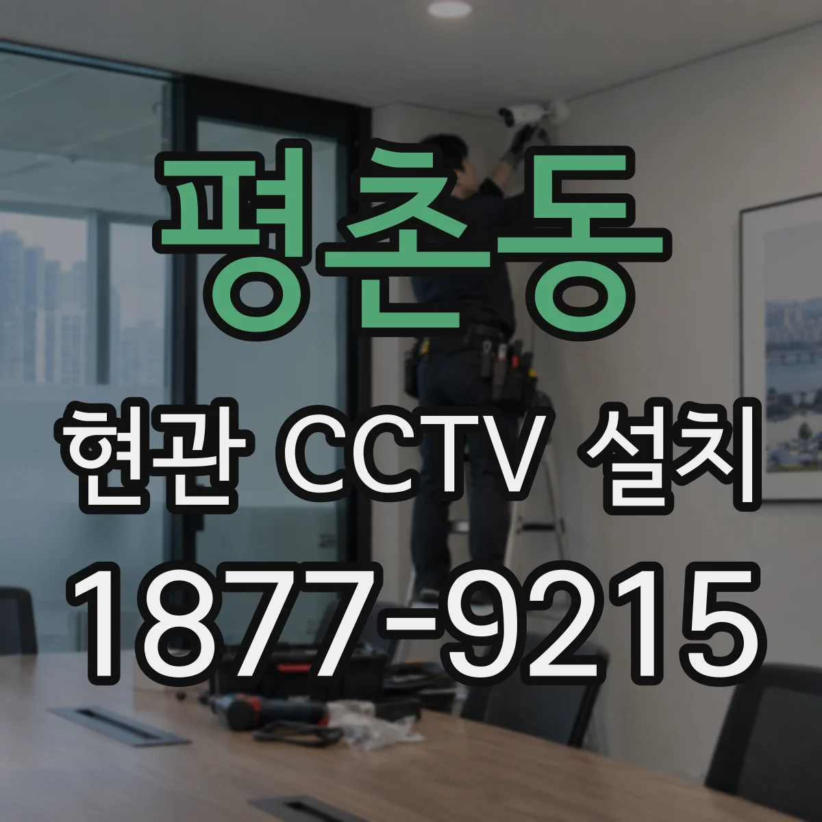 평촌동 현관 CCTV 설치