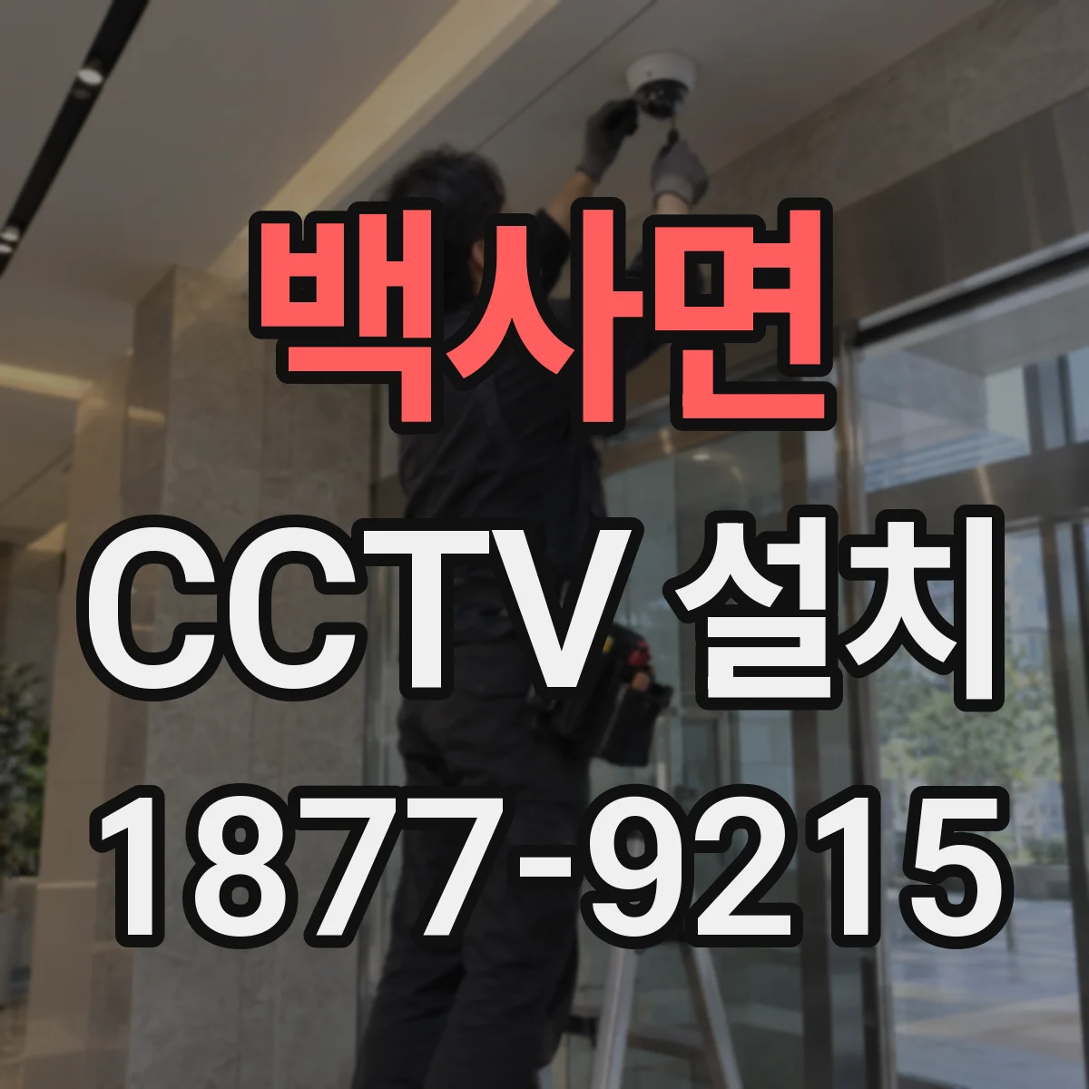 백사면 CCTV 설치
