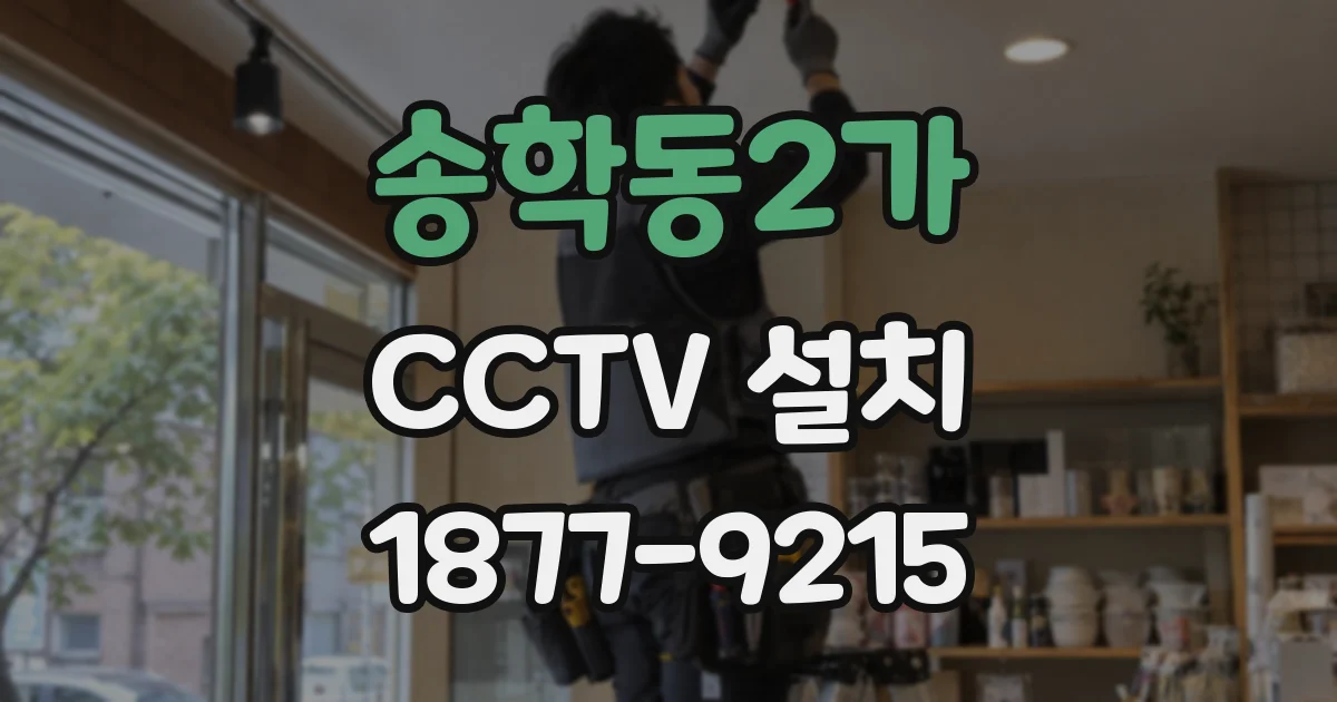 송학동2가 CCTV 설치