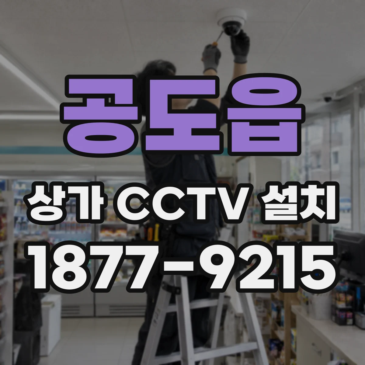 공도읍 상가 CCTV 설치