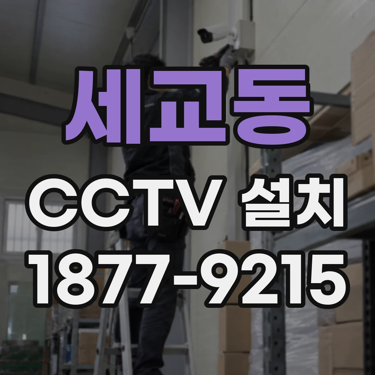 세교동 CCTV 설치