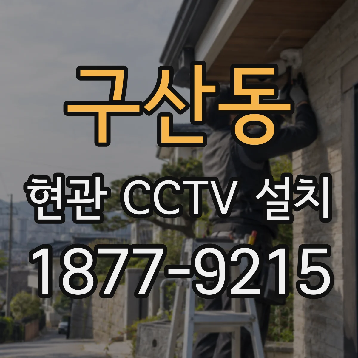구산동 현관 CCTV 설치