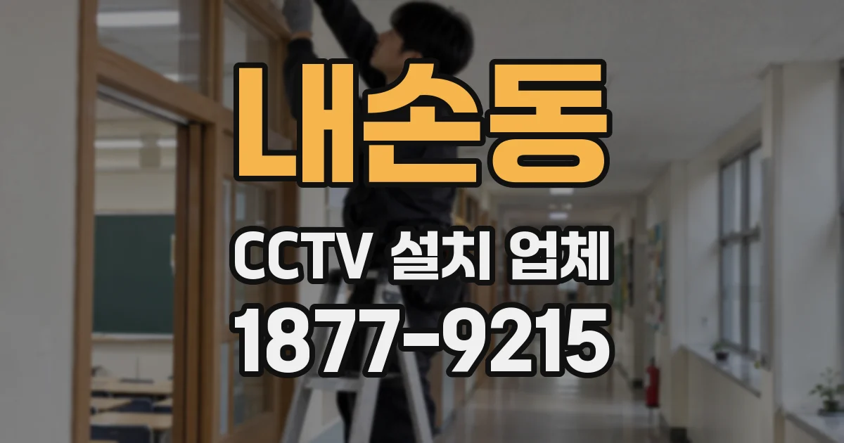 내손동 CCTV 설치 업체
