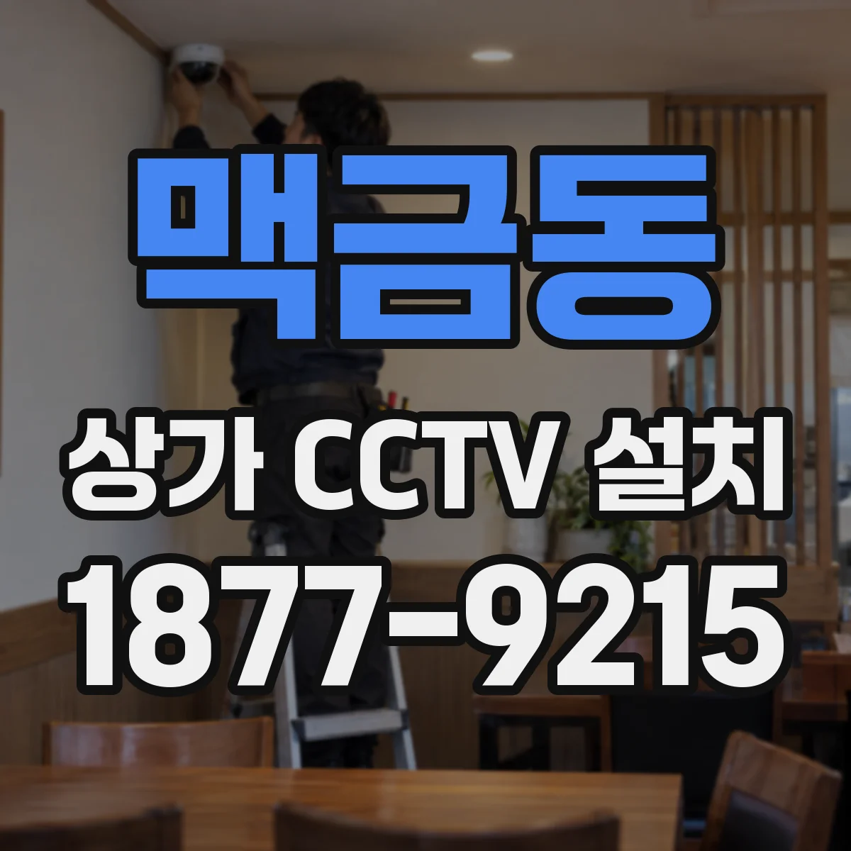맥금동 상가 CCTV 설치