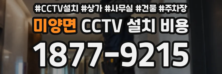미양면 CCTV 설치 비용