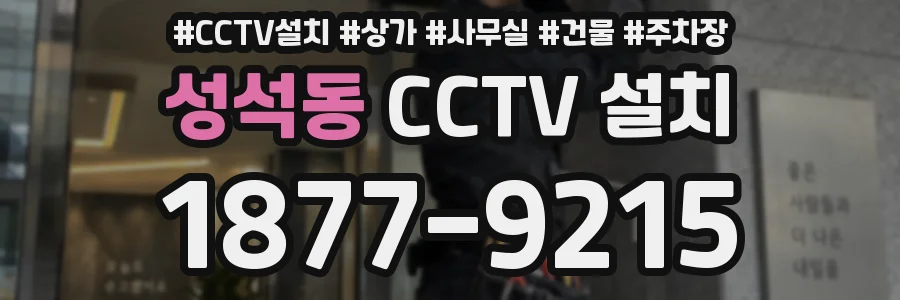 성석동 CCTV 설치