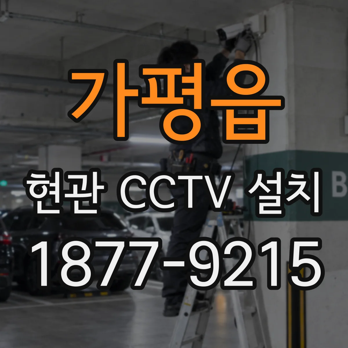 가평읍 현관 CCTV 설치
