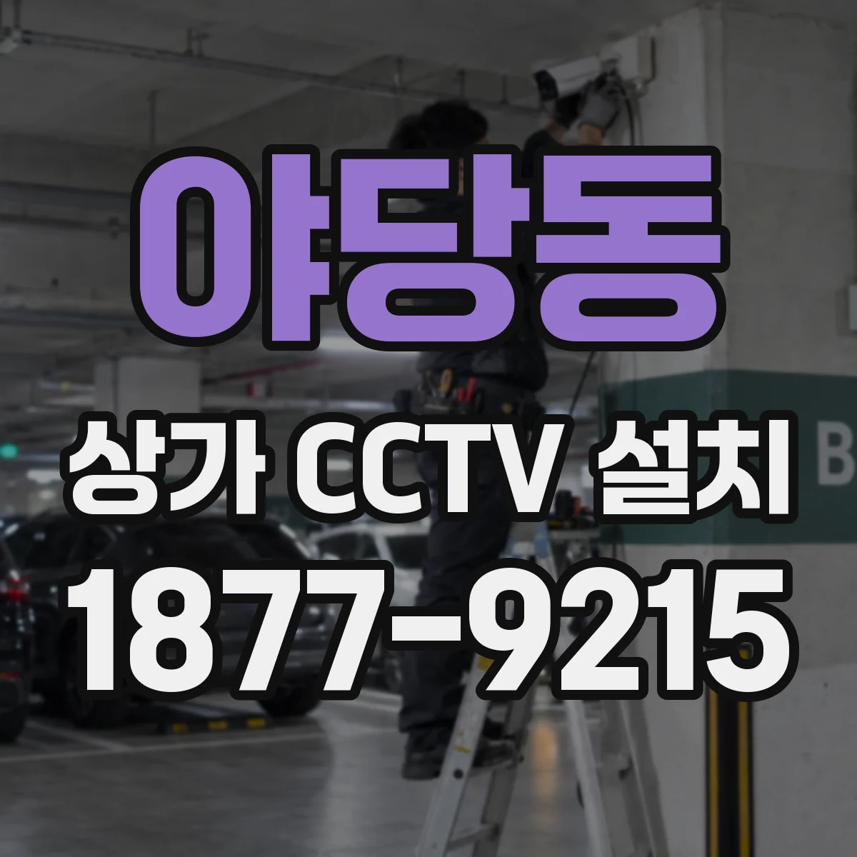 야당동 상가 CCTV 설치