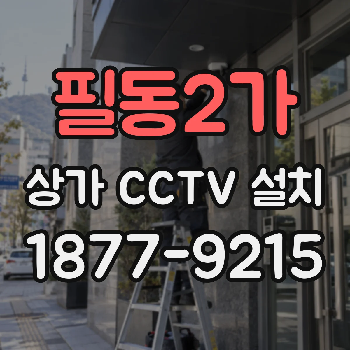 필동2가 상가 CCTV 설치