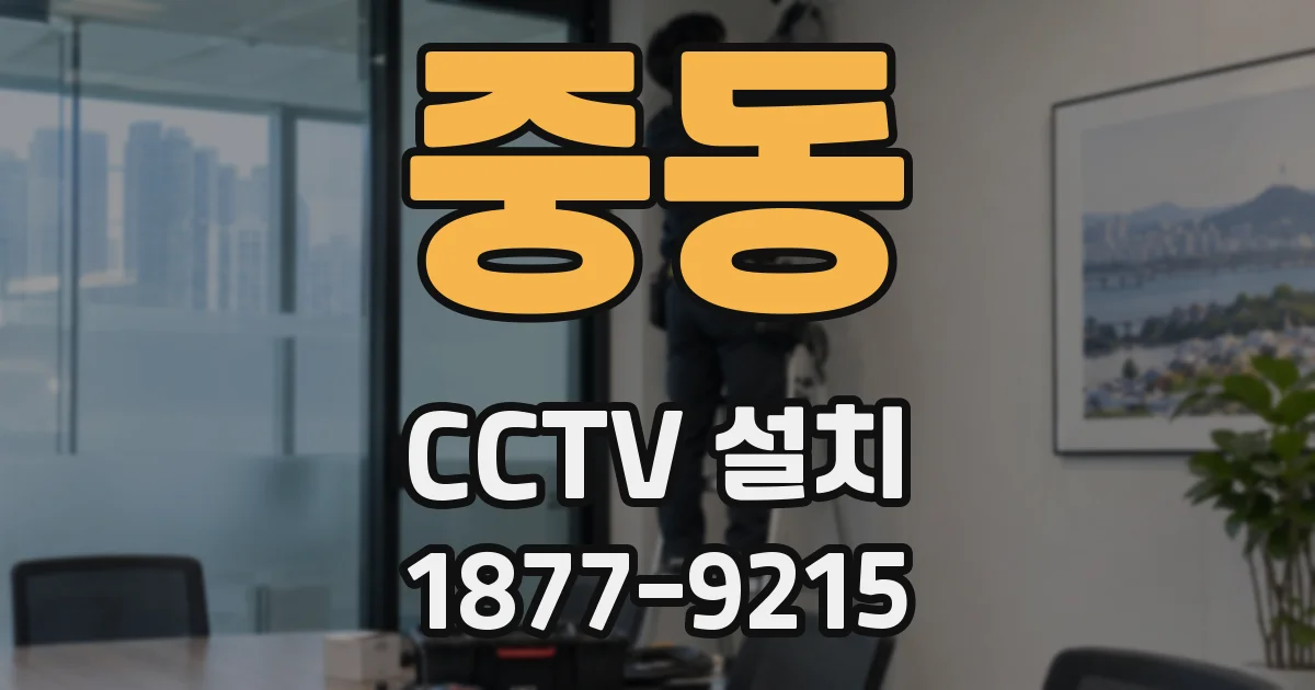 중동 CCTV 설치