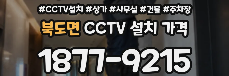 북도면 CCTV 설치 가격