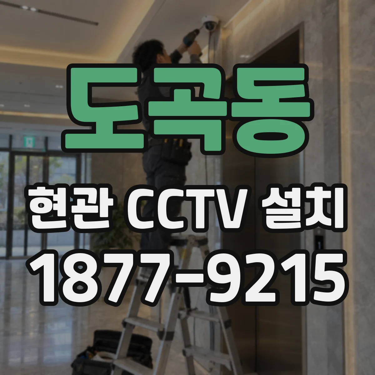 도곡동 현관 CCTV 설치