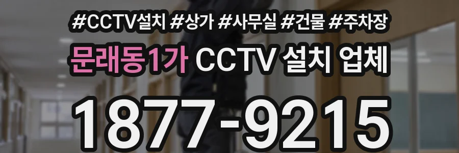 문래동1가 CCTV 설치 업체