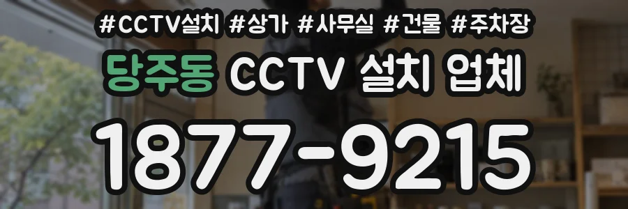 당주동 CCTV 설치 업체