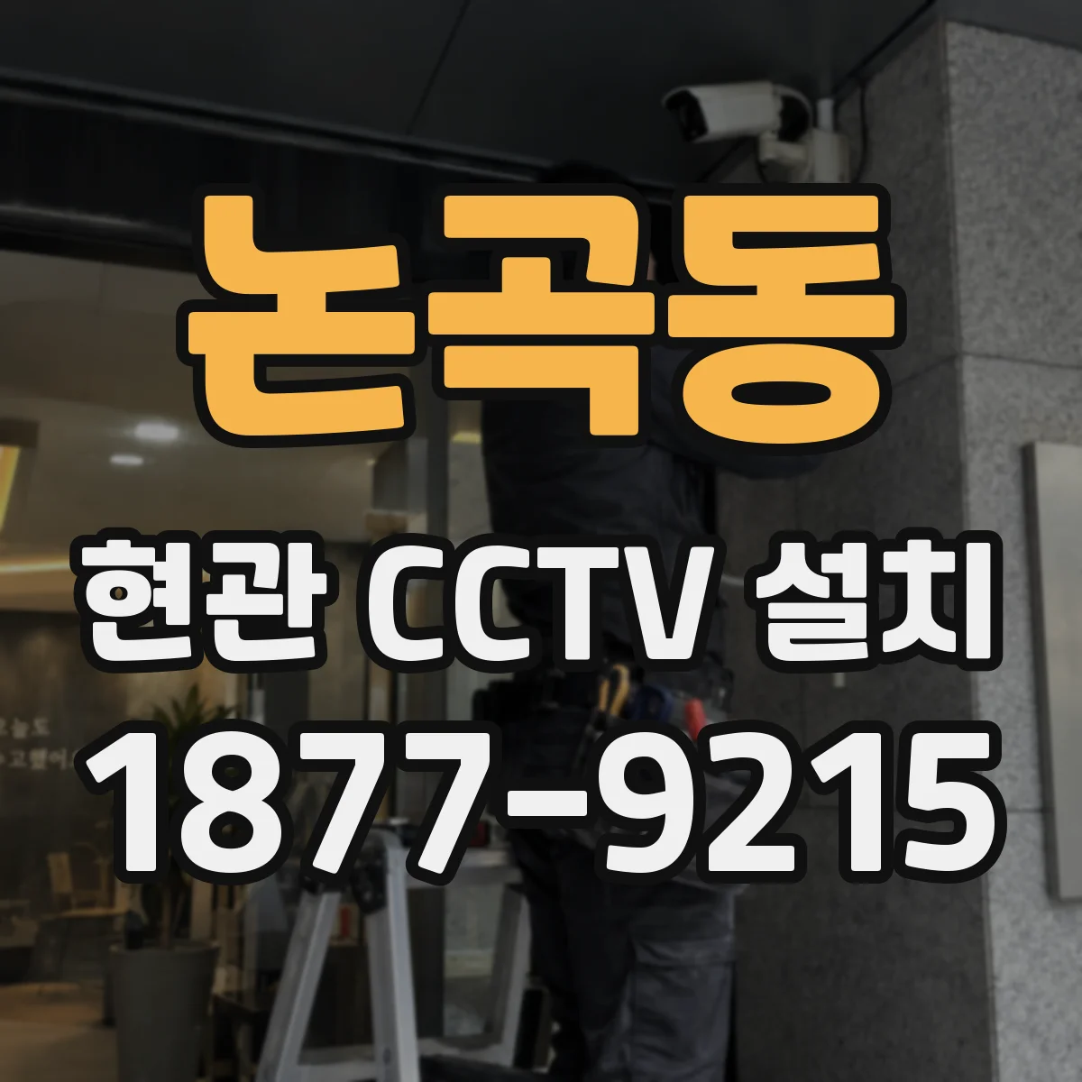 논곡동 현관 CCTV 설치