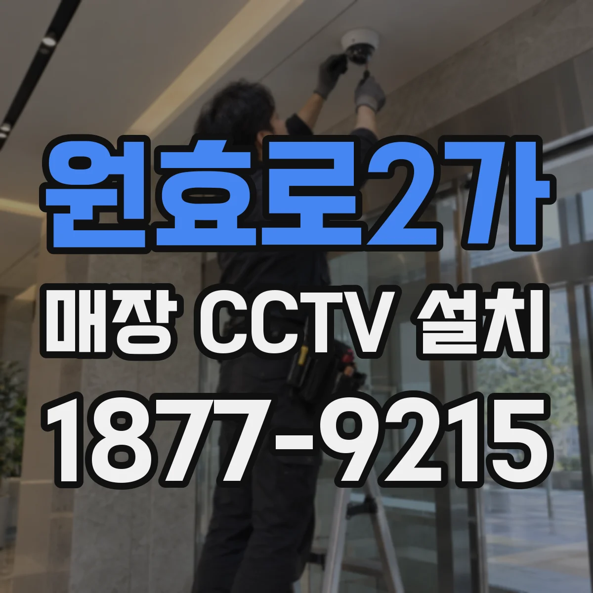 원효로2가 매장 CCTV 설치