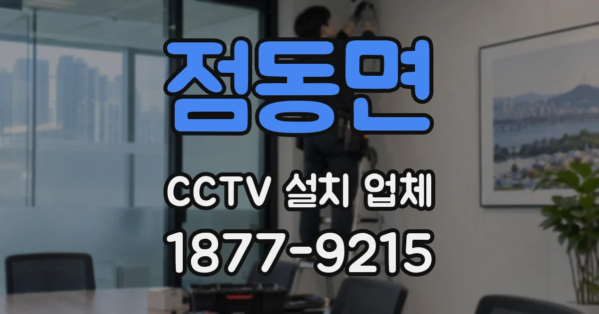 점동면 CCTV 설치 업체