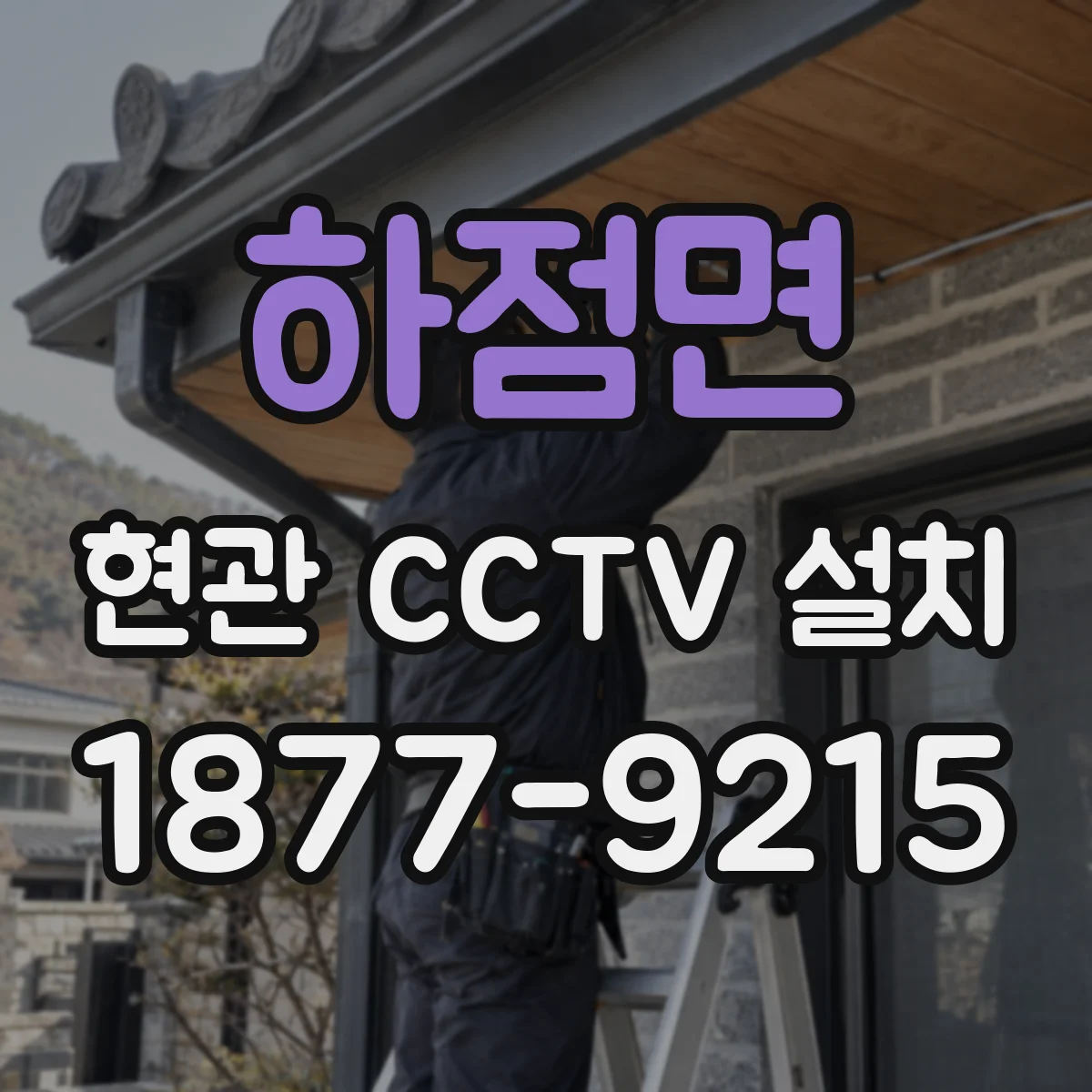 하점면 현관 CCTV 설치