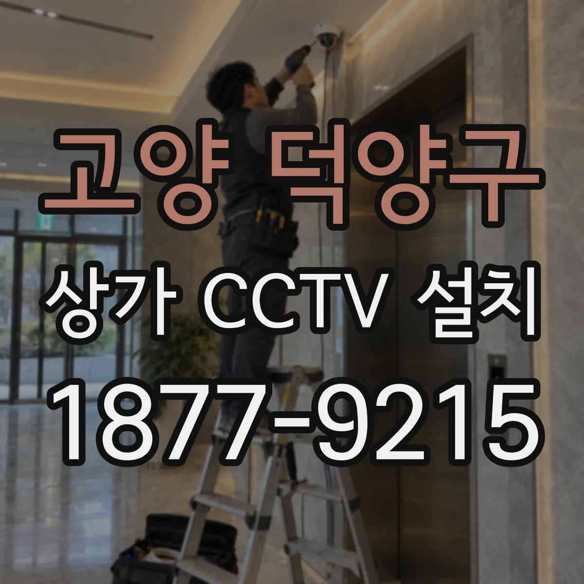 고양 덕양구 상가 CCTV 설치