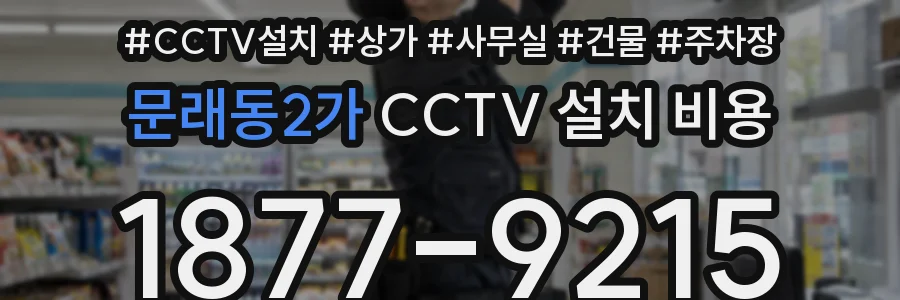문래동2가 CCTV 설치 비용