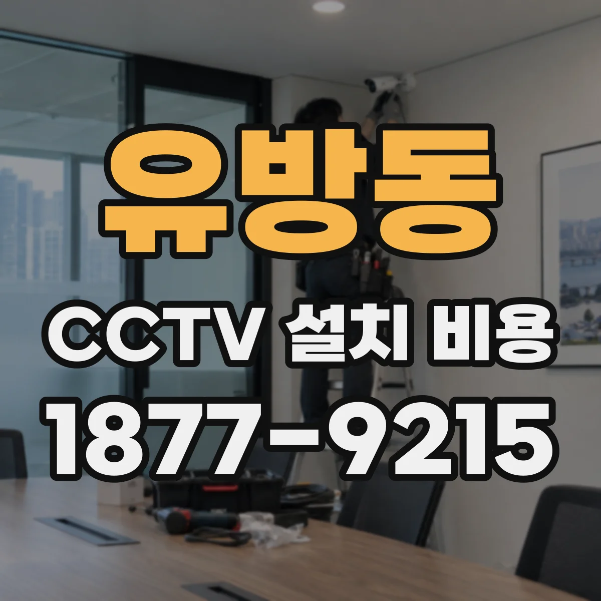 유방동 CCTV 설치 비용