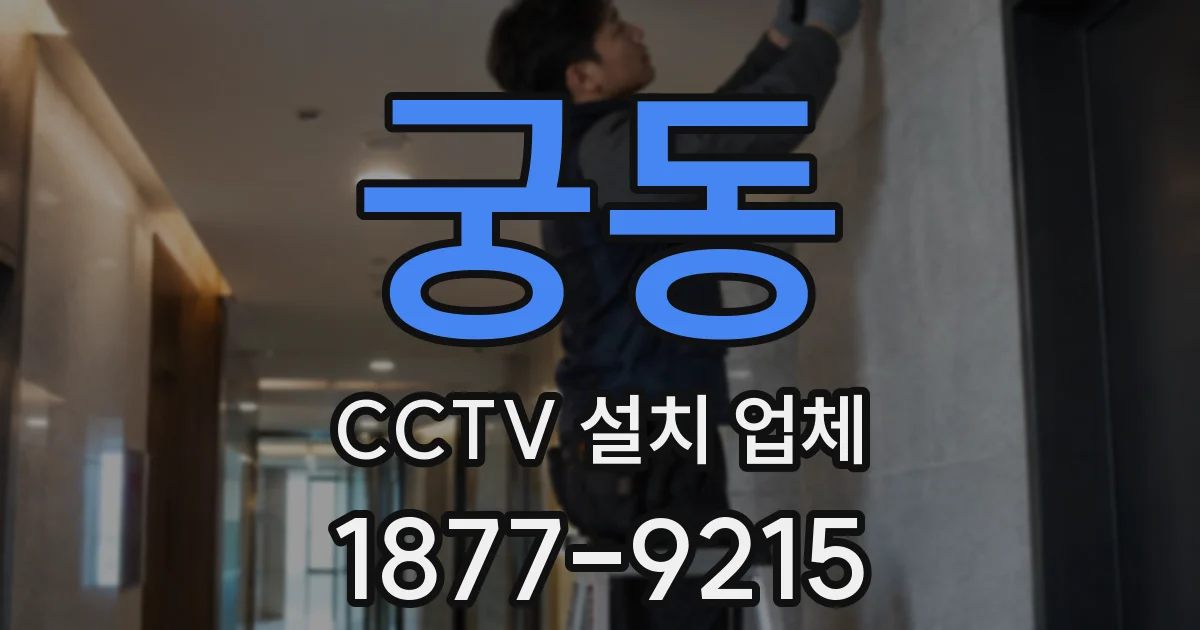 궁동 CCTV 설치 업체