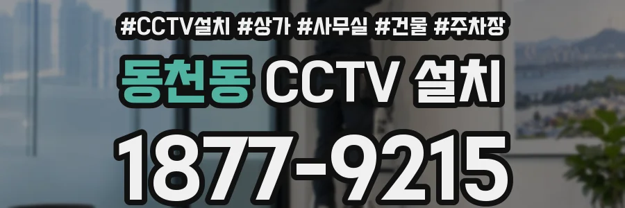 동천동 CCTV 설치