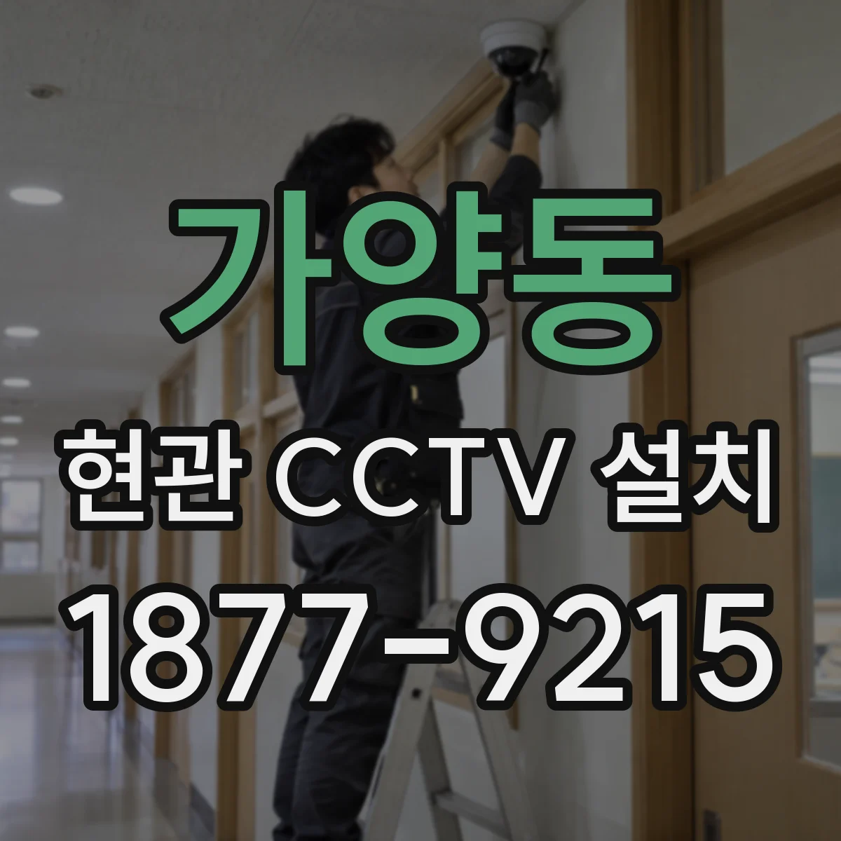가양동 현관 CCTV 설치