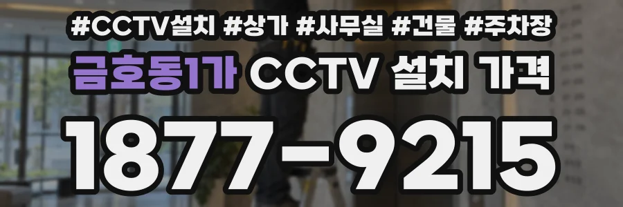금호동1가 CCTV 설치 가격