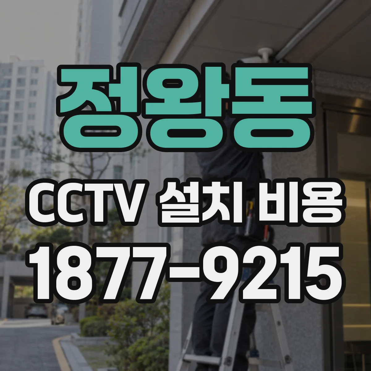정왕동 CCTV 설치 비용