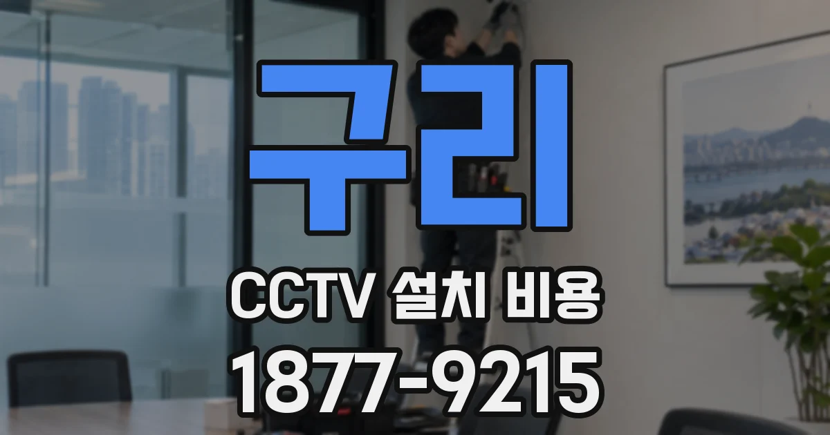 구리 CCTV 설치 비용