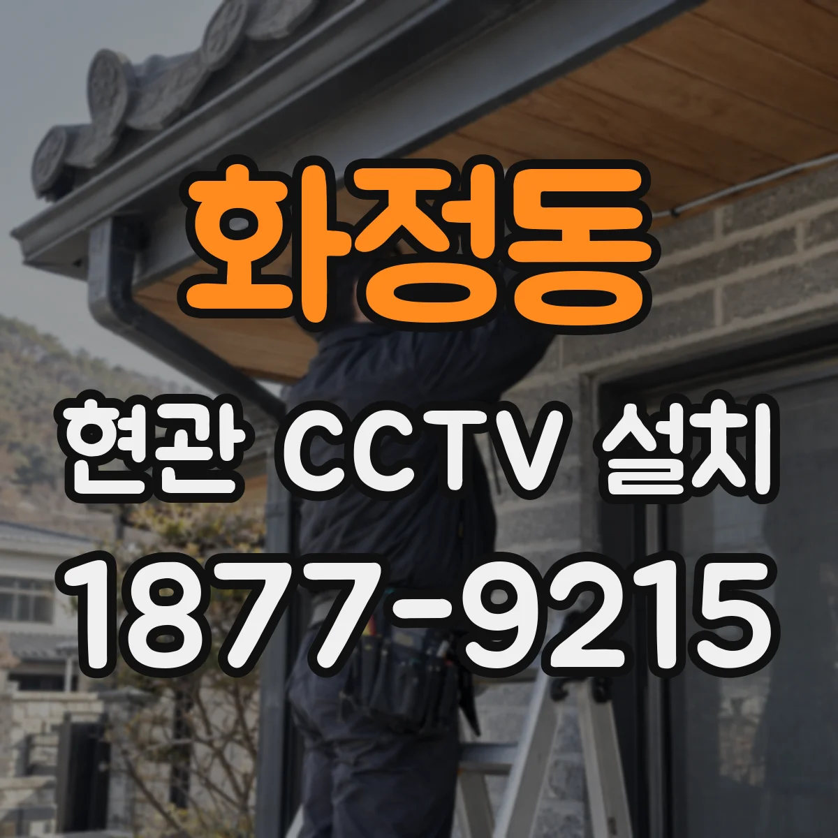 화정동 현관 CCTV 설치