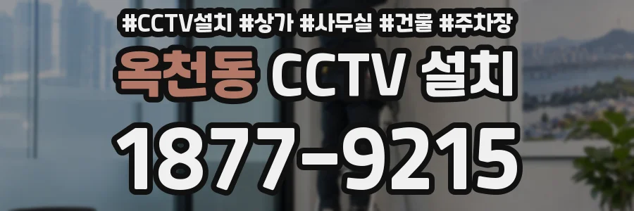 옥천동 CCTV 설치