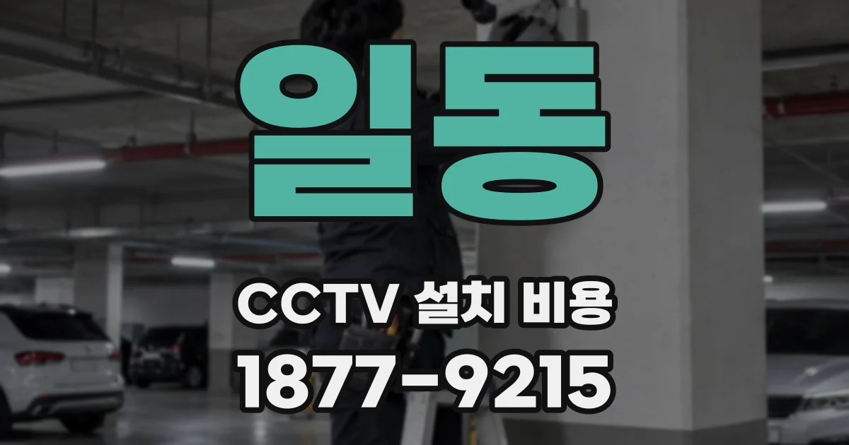 일동 CCTV 설치 비용