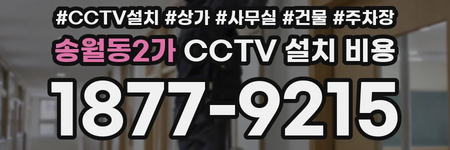 송월동2가 CCTV 설치 비용