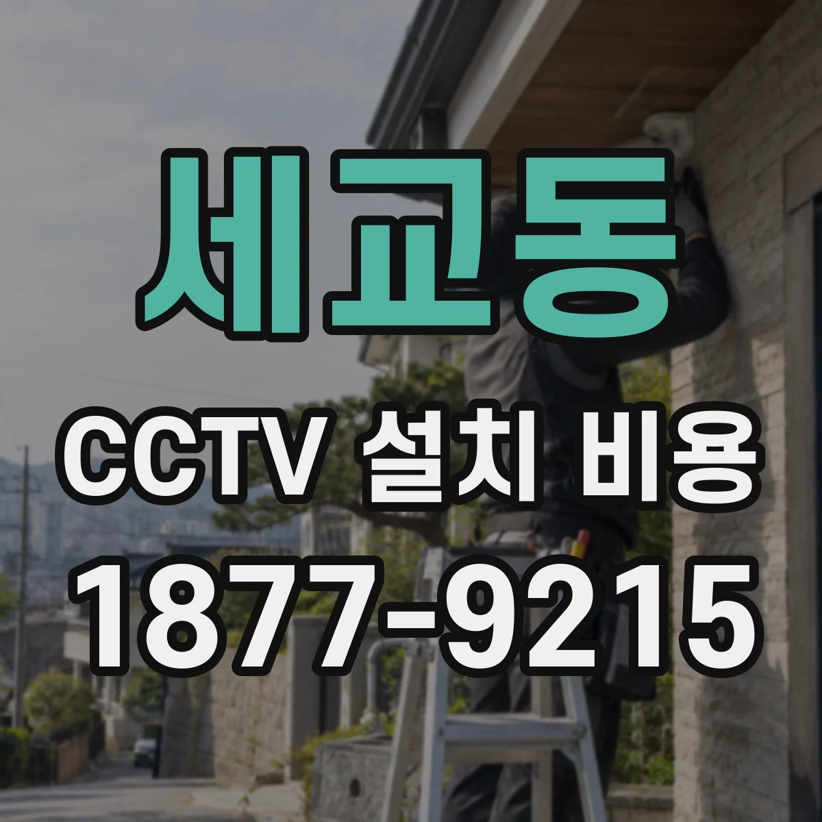 세교동 CCTV 설치 비용