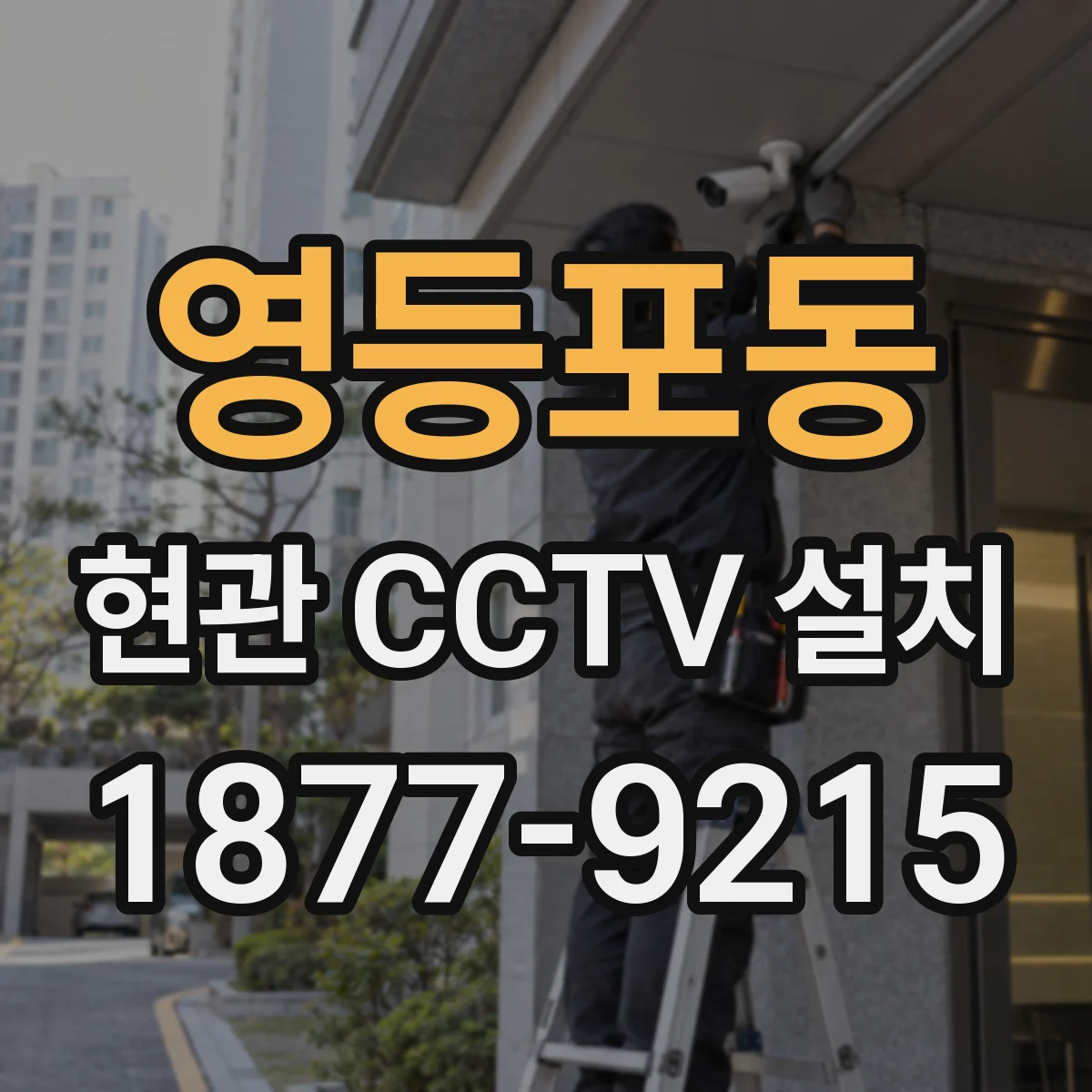 영등포동 현관 CCTV 설치