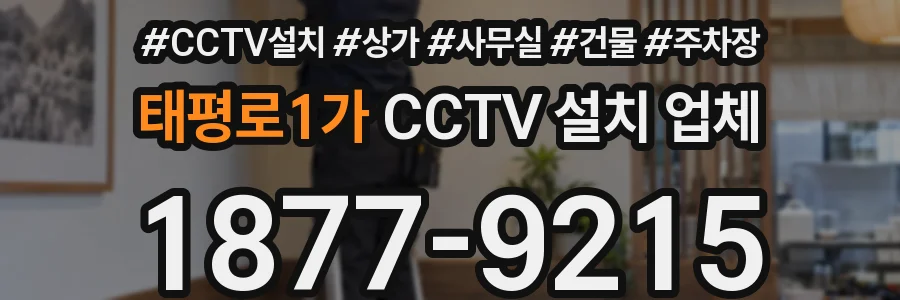 태평로1가 CCTV 설치 업체