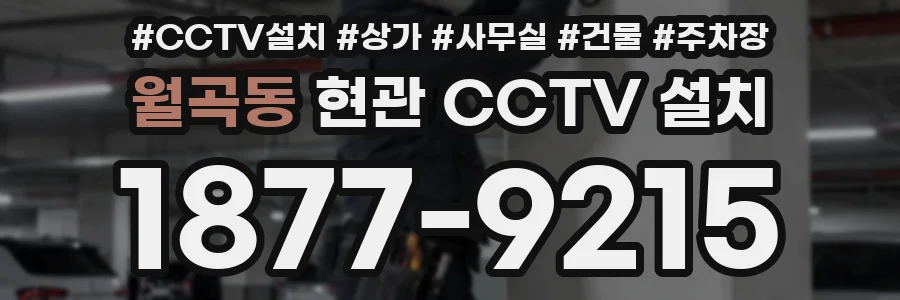 월곡동 현관 CCTV 설치